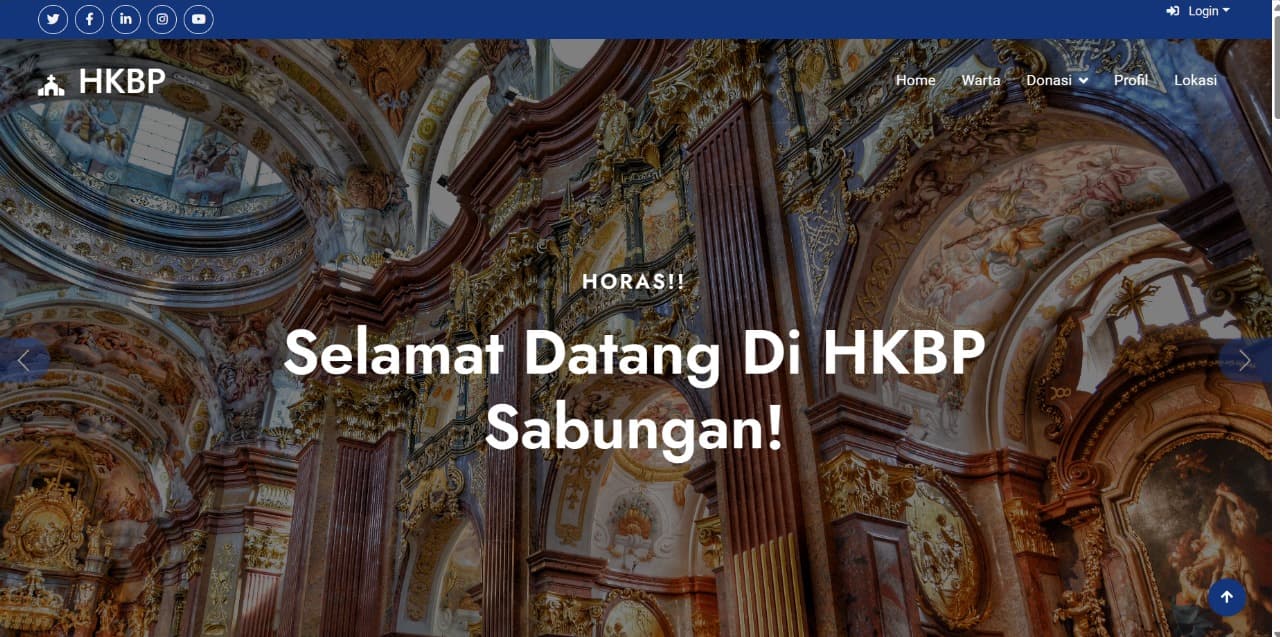Development of the HKBP Sabungan Siborongborong Church Website